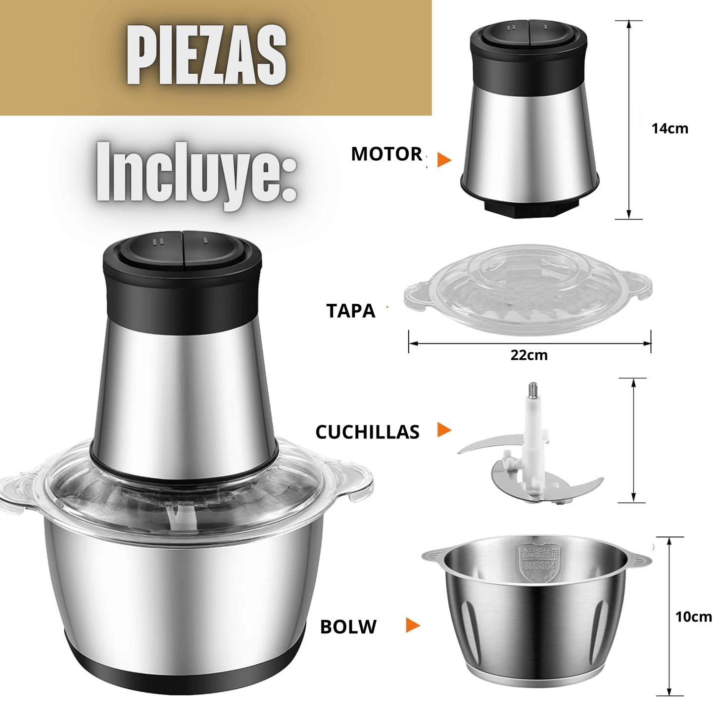 Turbo Mix Picador Eléctrico