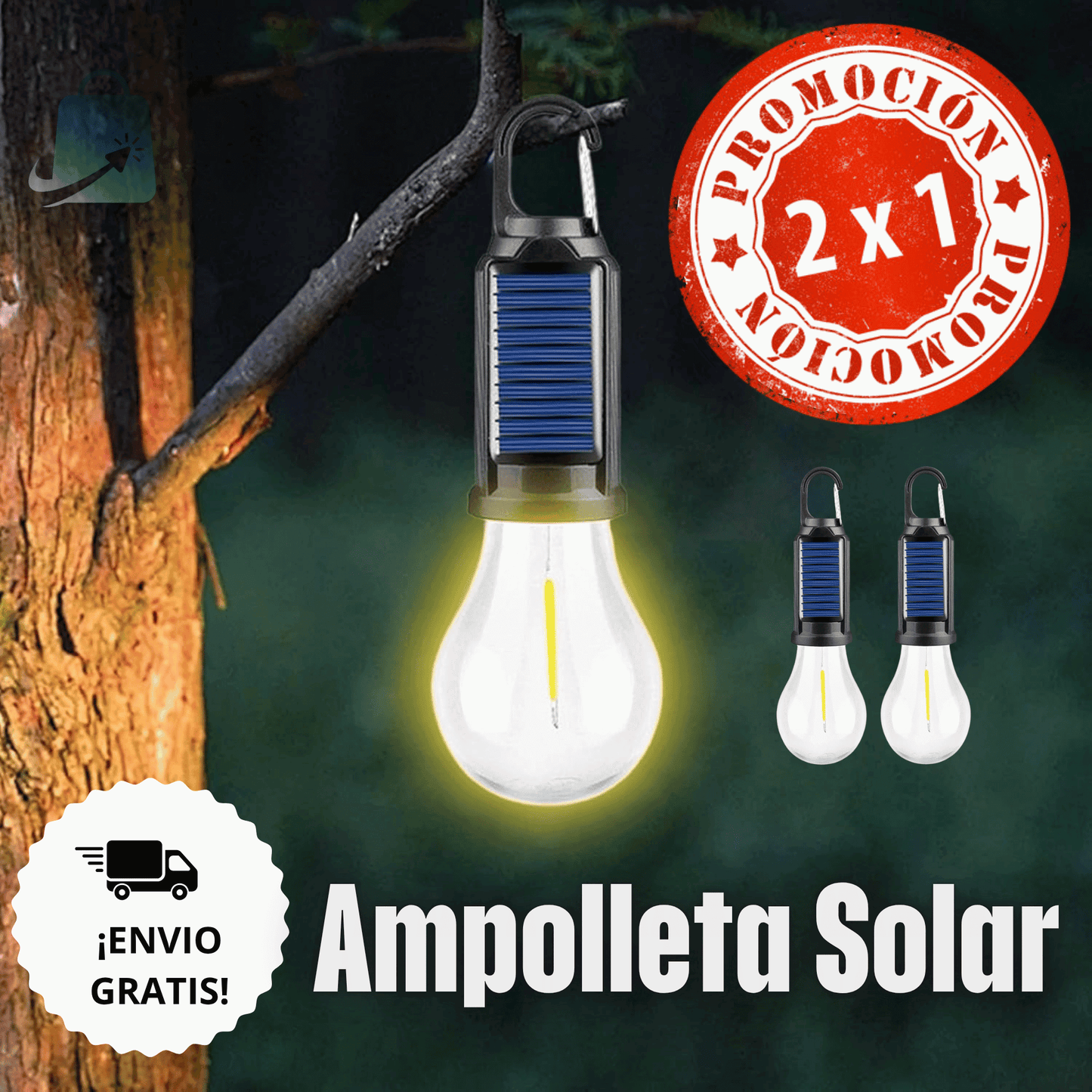 Oferta 2X1 - Ampolleta Solar