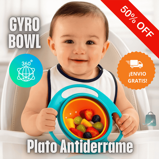 Gyro Bowl 360° Plato Antiderrame