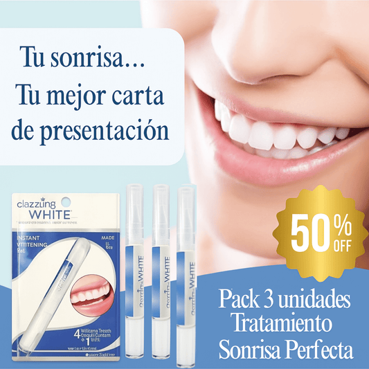 Tratamiento Sonrisa Perfecta - Pack 3 Lápices Blanqueador