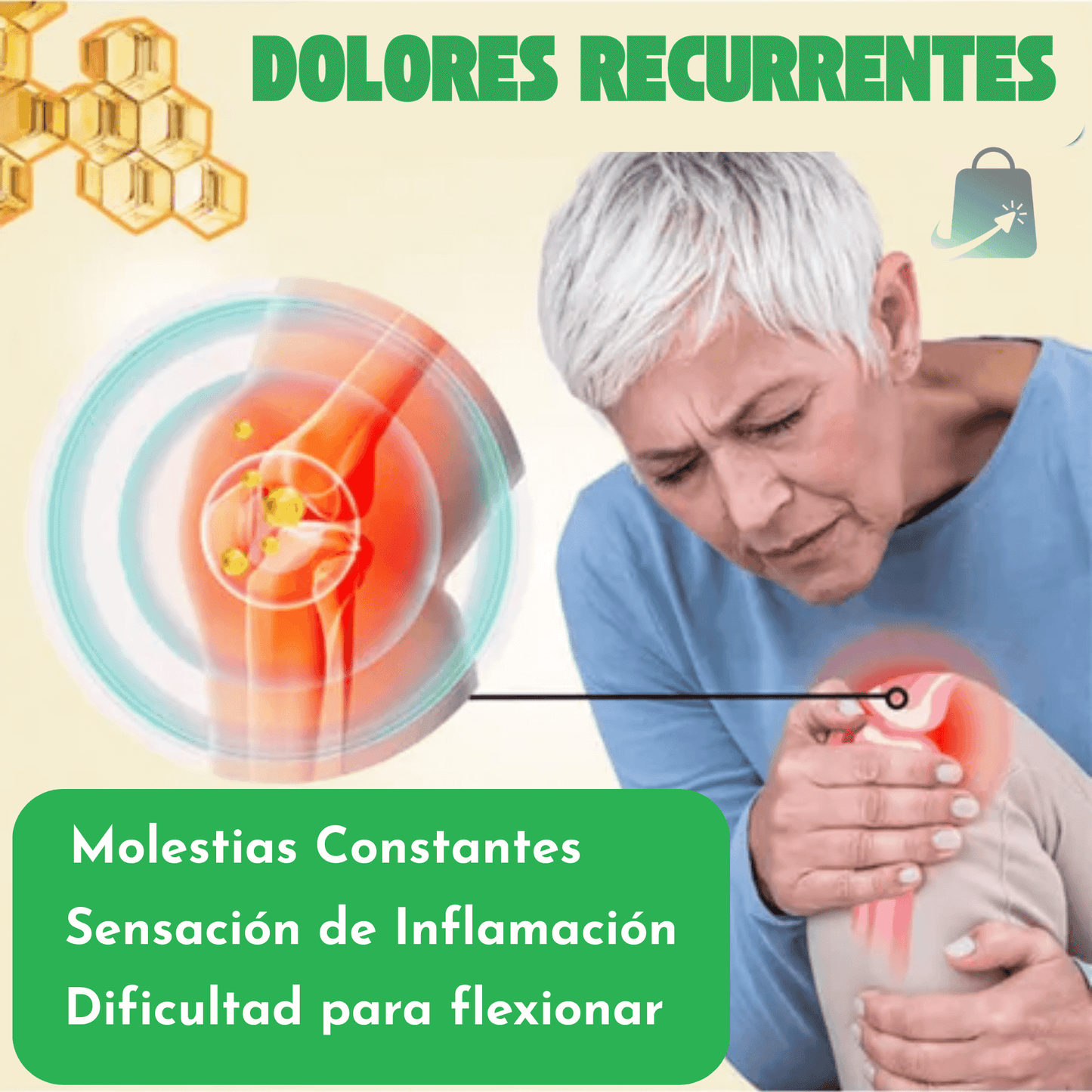 Pack Tratamiento Alivio Continuo-x3 Cajas de Parches para dolores de Rodilla