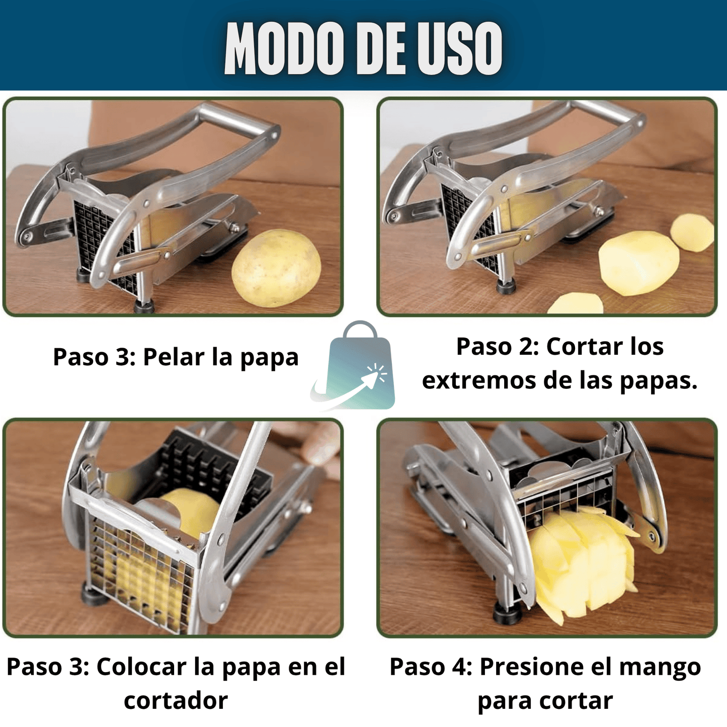 Cortador de Papas Premium