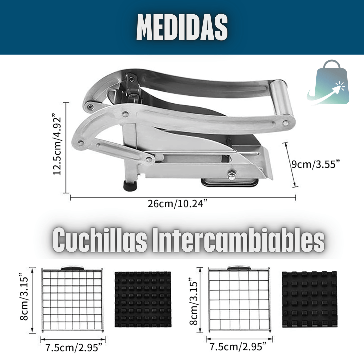 Cortador de Papas Premium