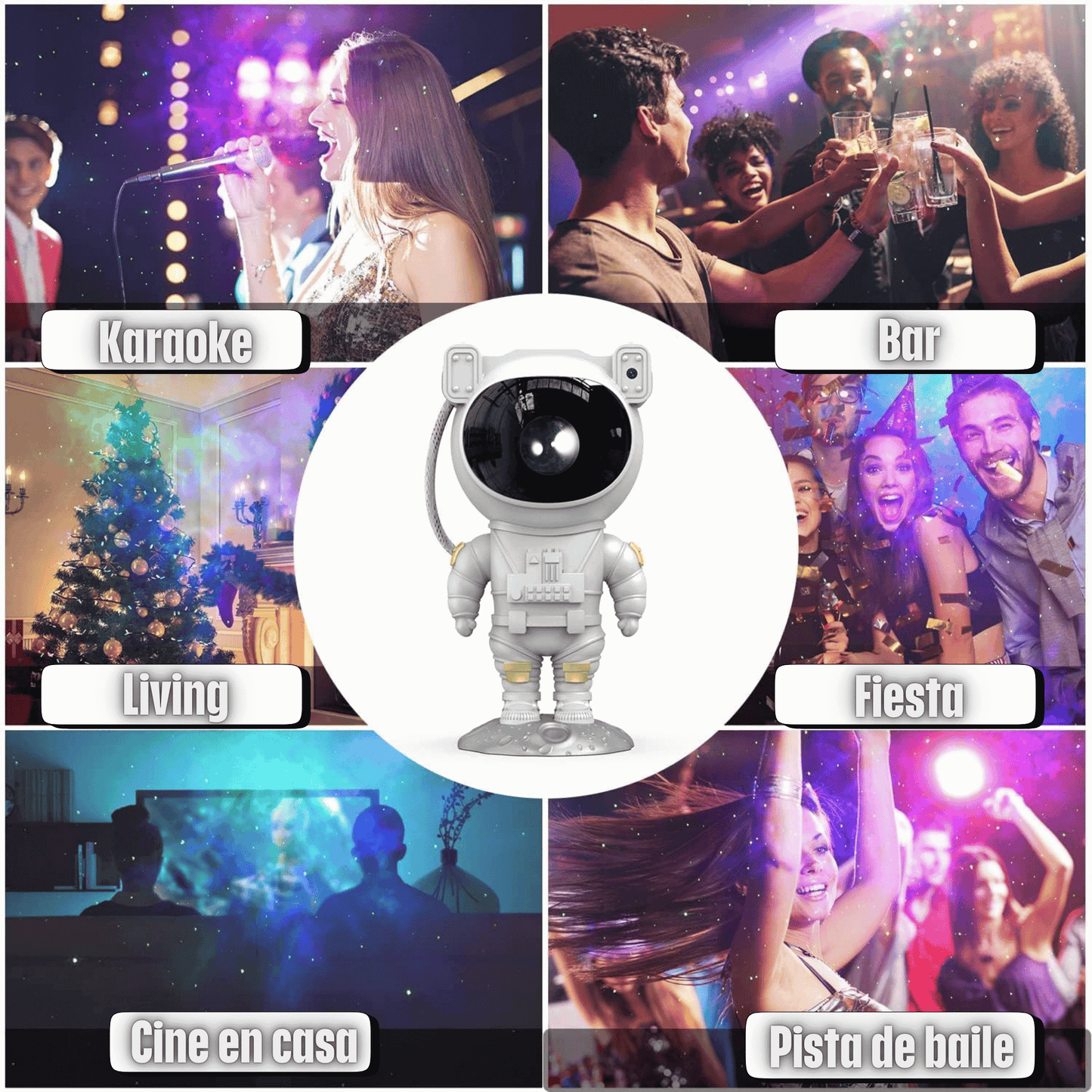 Proyector Astronauta "Sueños Estelares"