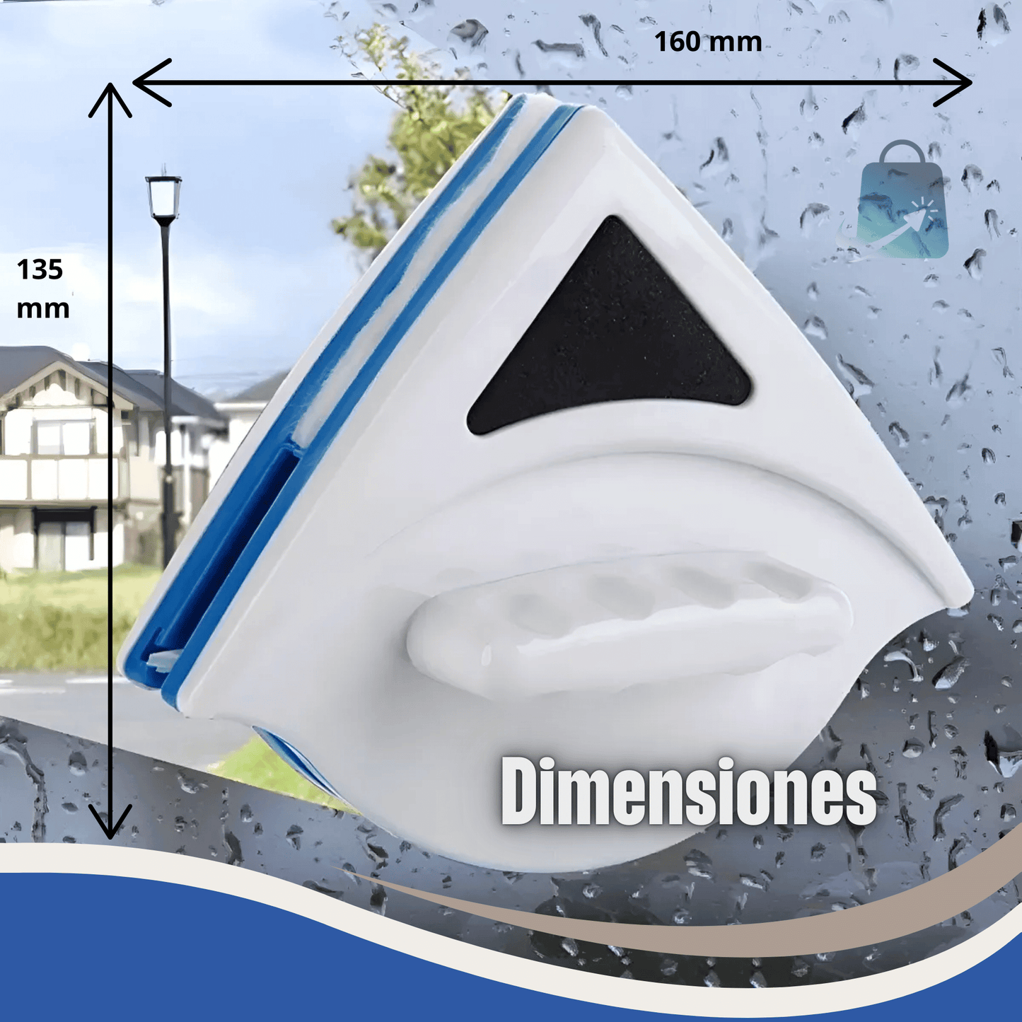 Easy Clean - Limpia Vidrios Magnético