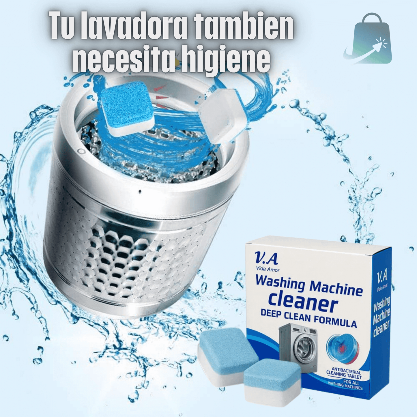 Ultra Clean - Pastillas de limpieza para Lavadora (Pack 12 Unidades)