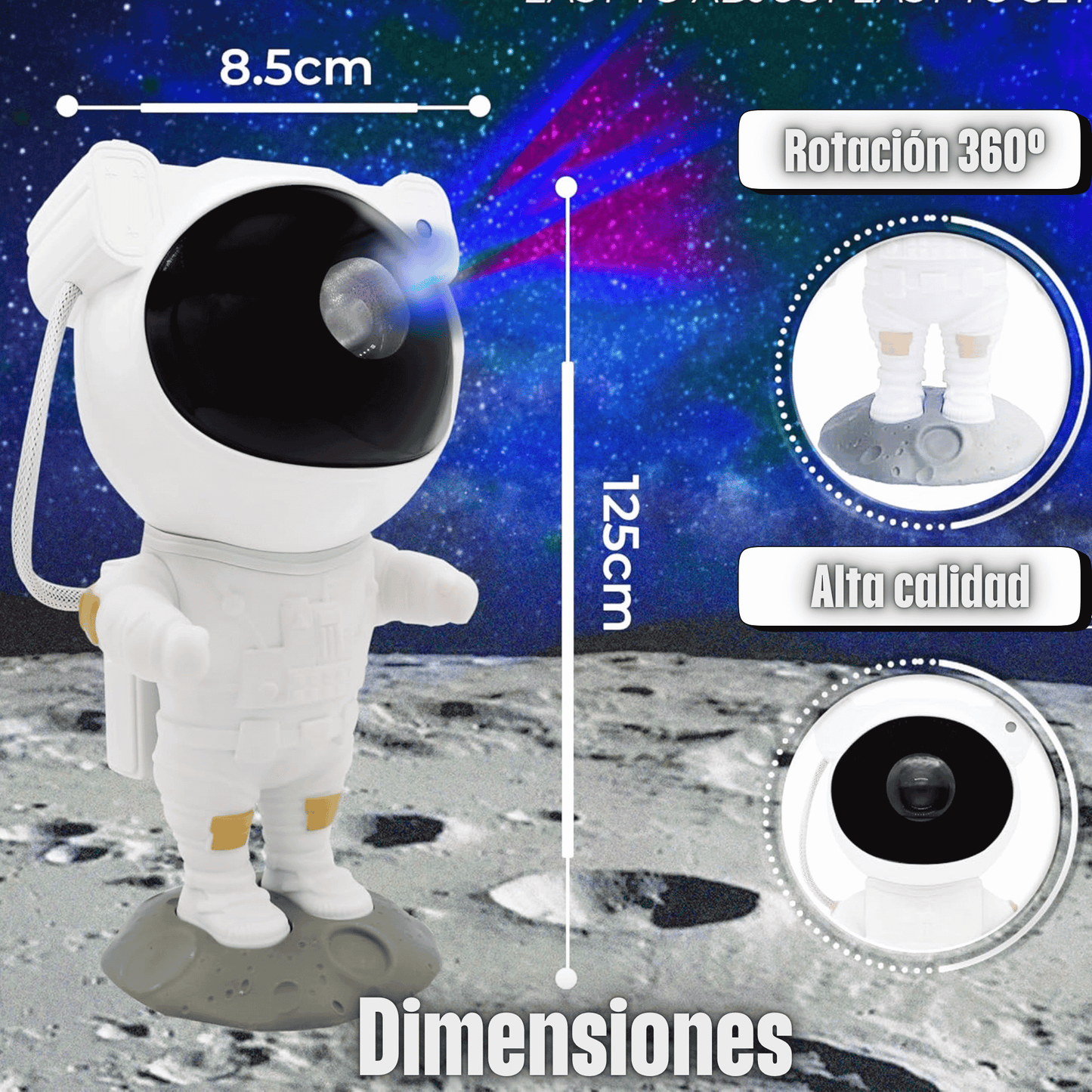 Proyector Astronauta "Sueños Estelares"