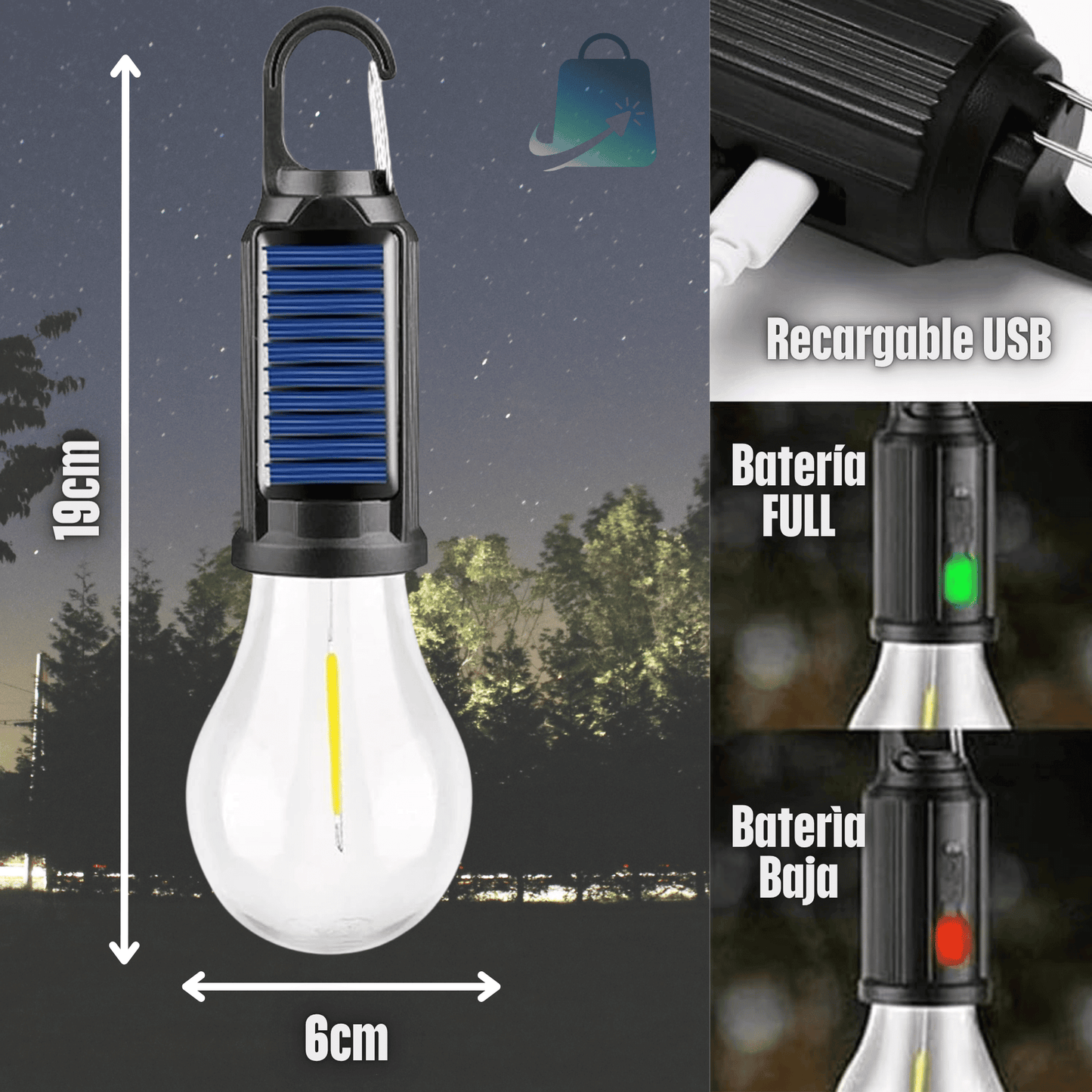 Oferta 2X1 - Ampolleta Solar