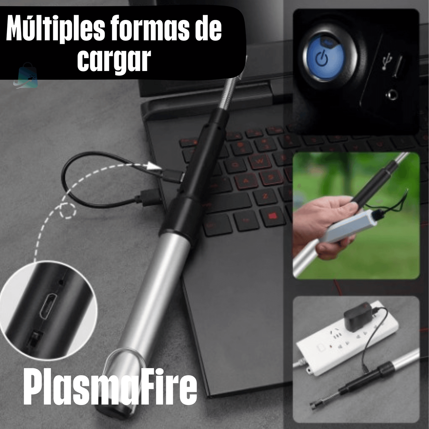 PlasmaFire - Encendedor Eléctrico Recargable ¡Oferta Fiestas Patrias!