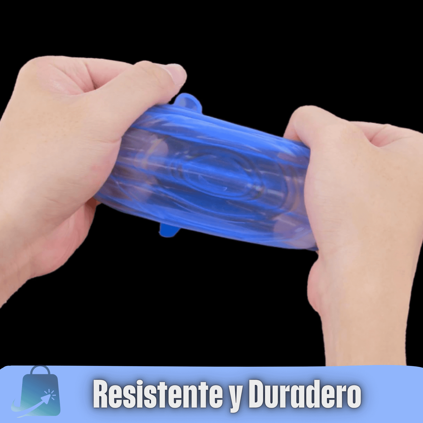 Kit 6 Tapas De Silicona Reutilizable