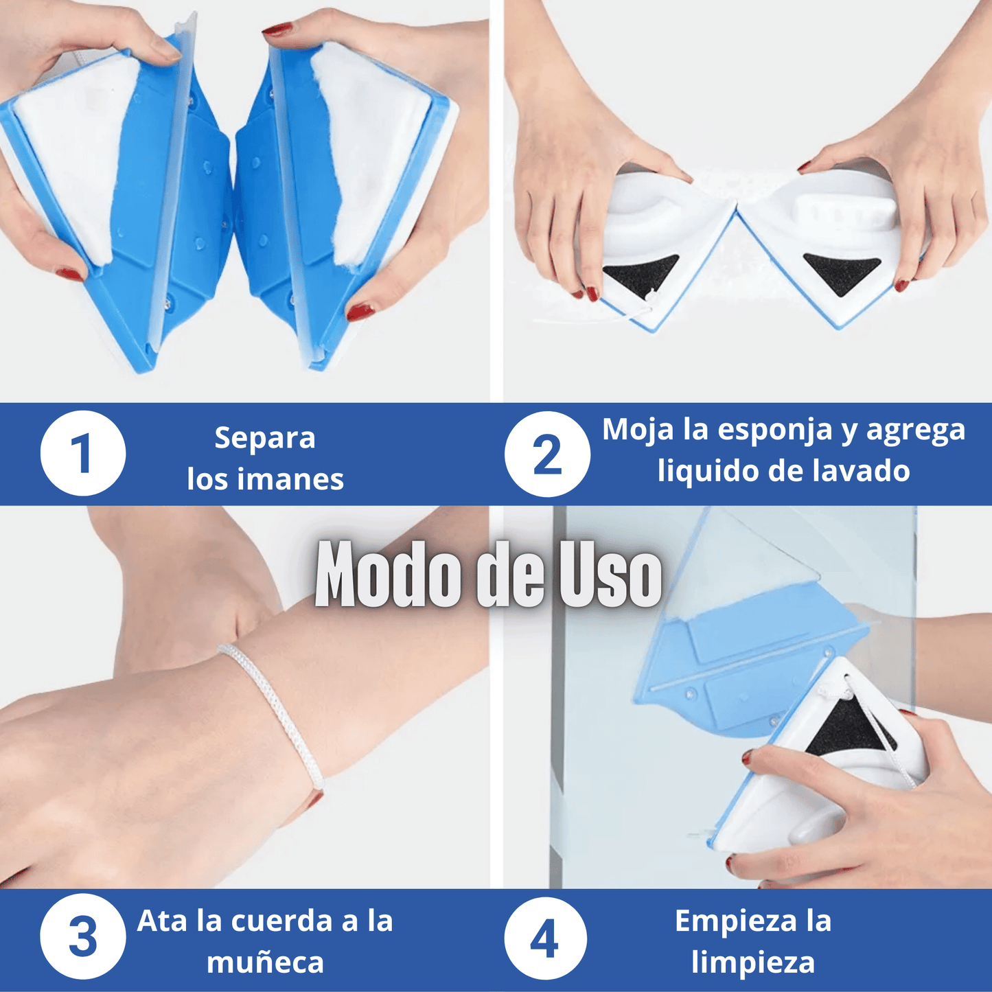 Easy Clean - Limpia Vidrios Magnético